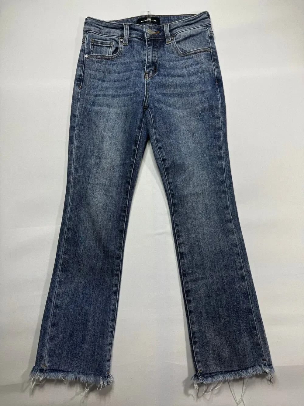 Social Threads x Risen Women's Straight Stretch Jeans - Size 1/25 (25x26)* - Picture 1 of 6